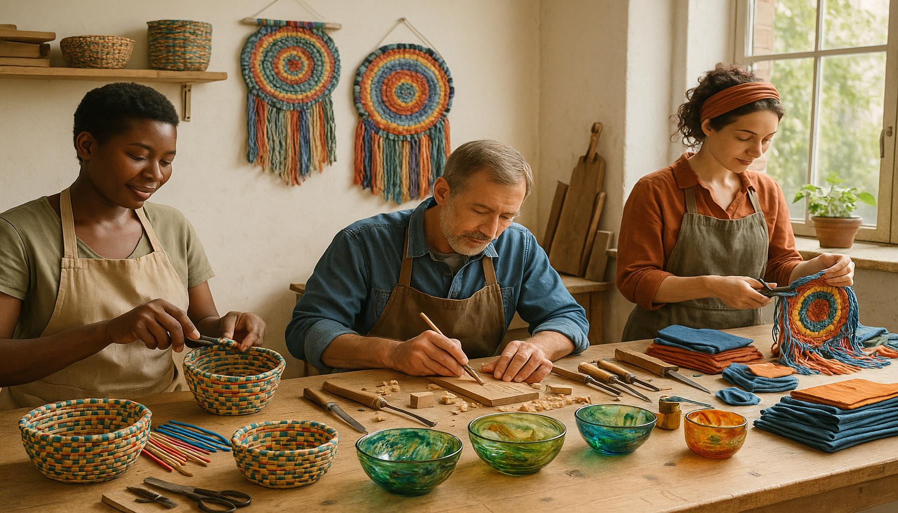 Sustainable Craftsmanship: Creating Beauty and Environmental Awareness with Recycled Materials