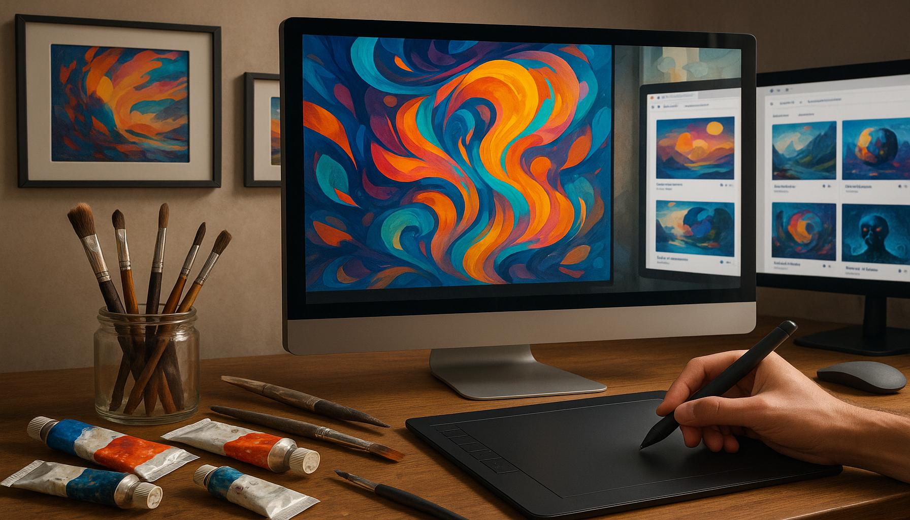 The Evolution of Digital Art: How to Create and Monetize Your Works Online