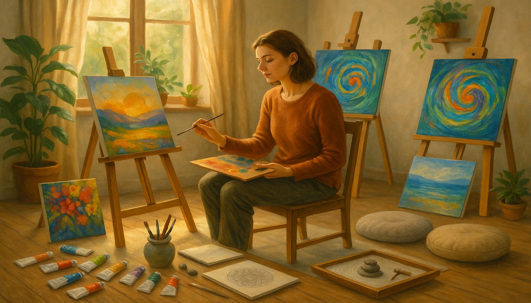 The influence of art on mental health: how creative hobbies can reduce stress