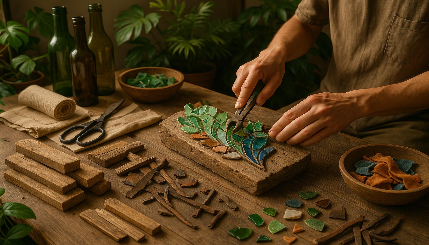 Exploring Sustainable Craft Techniques Beauty with Recycled Materials