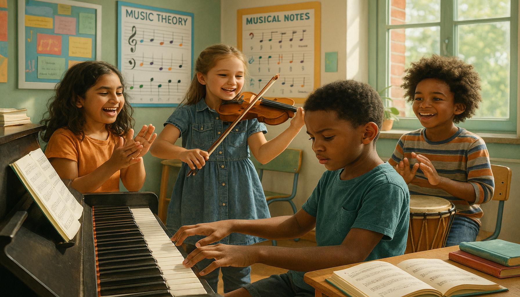 Music and Cognitive Development: Benefits of Musical Learning in Children