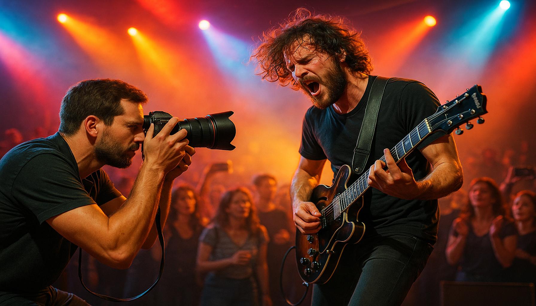 The relationship between photography and music: how to capture the essence of a live performance