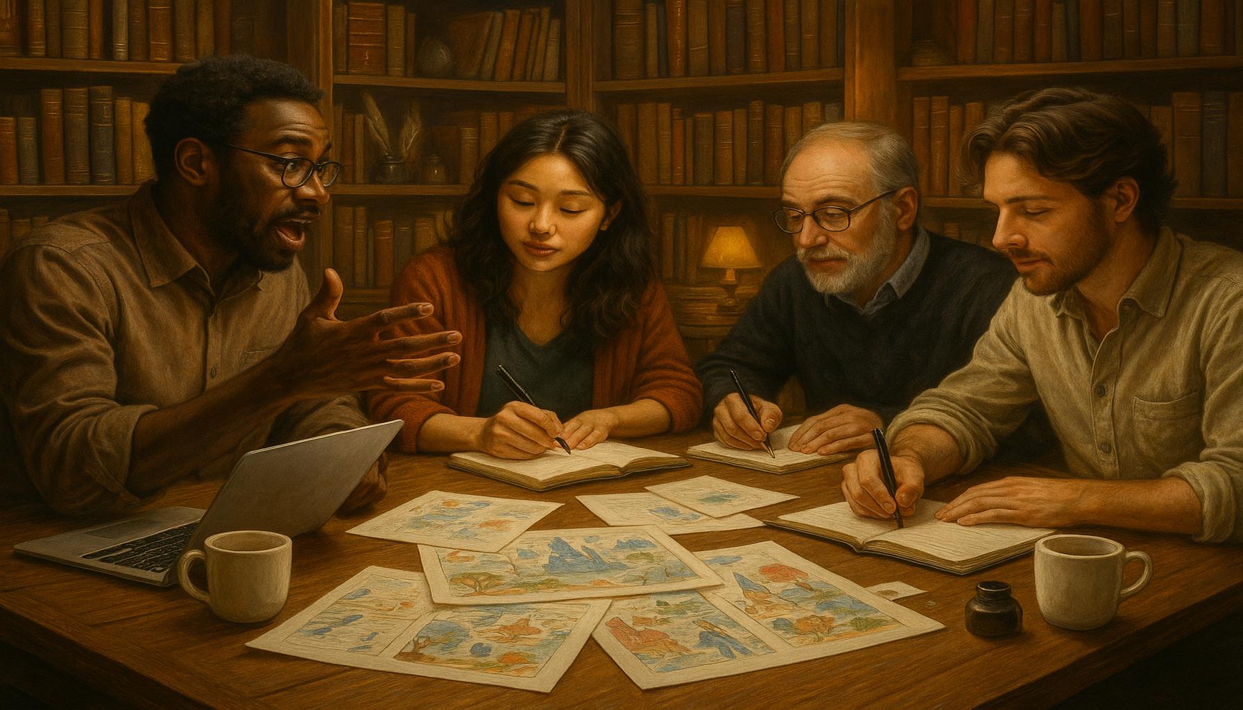 The Magic of Collaborative Writing: Creating Stories Together with Other Authors